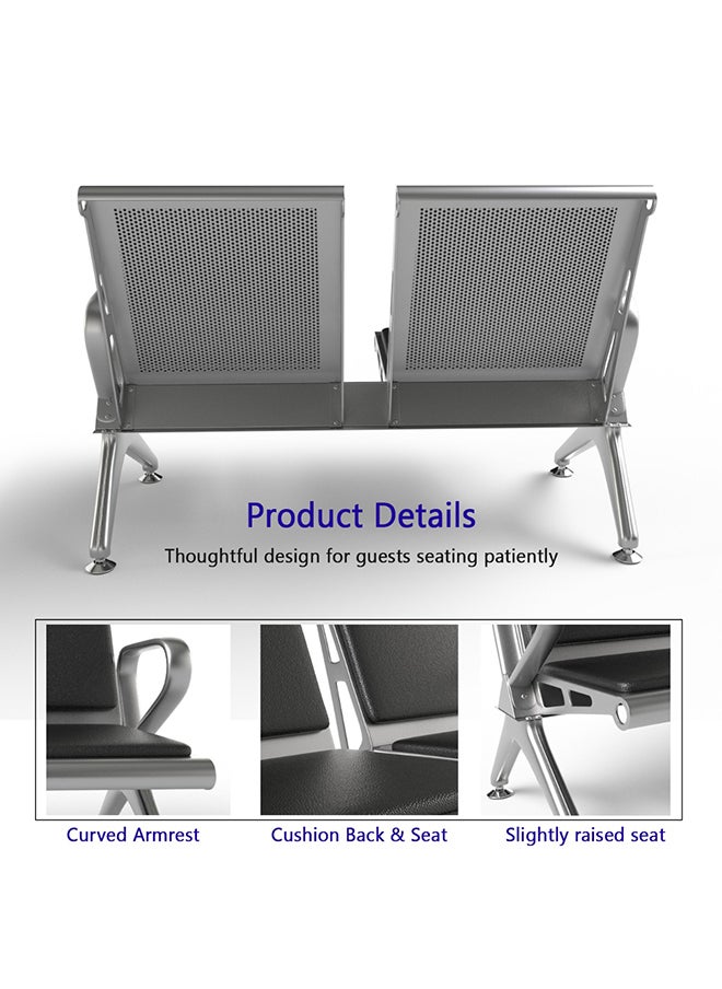 Mahmayi - Mahmayi Banco HF 2 Seater Metal Bench with cushion - Image 1