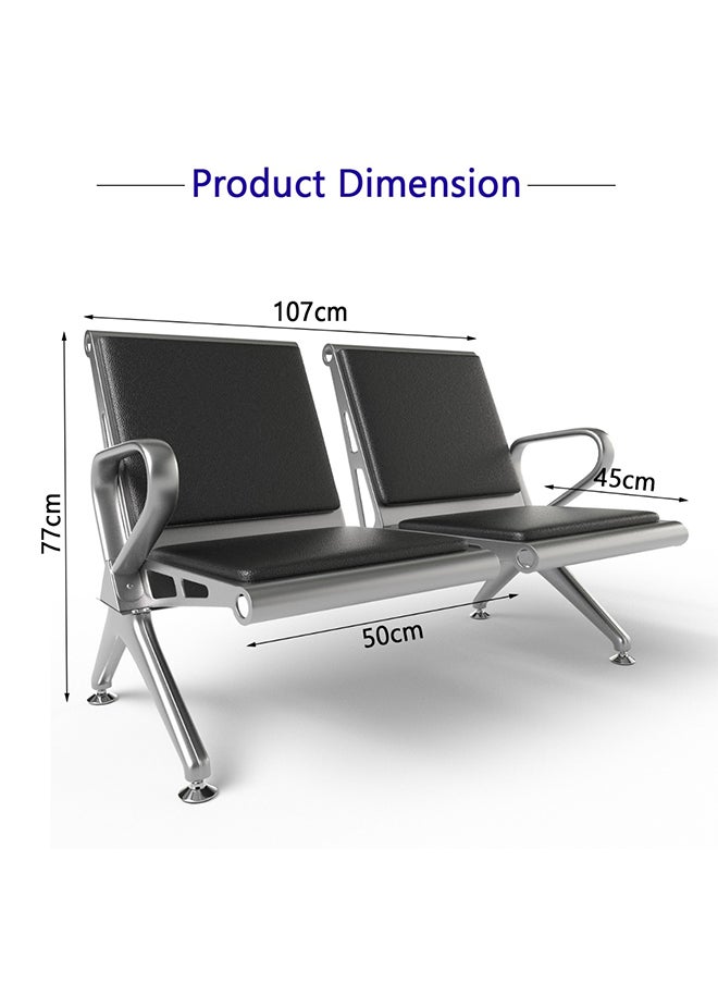 Mahmayi - Mahmayi Banco HF 2 Seater Metal Bench with cushion - Image 1