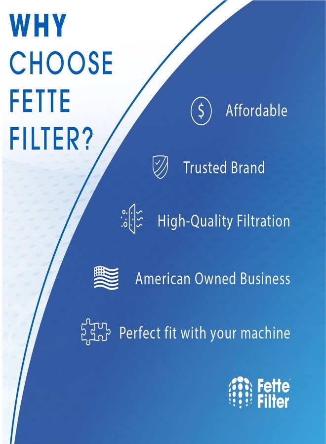 Fette Filter - HP070 Replacement Filter Compatible with Shark HP072/ HP071BRN Air Purifier, H13 True HEPA & Activated Carbon Blue. Pack of 1 - Image 5