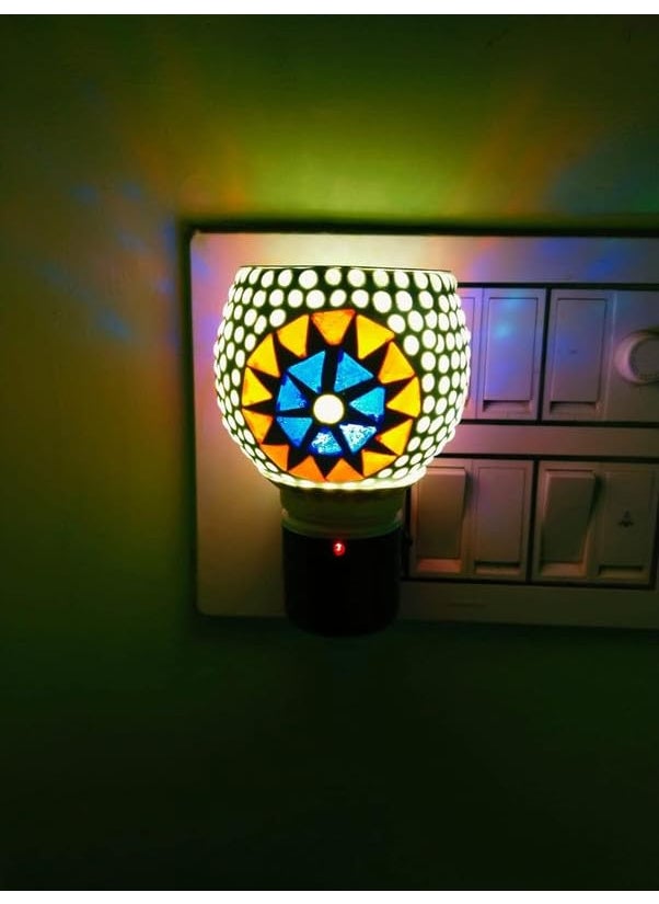 SHREE HANS CREATION SHREE HANS CREATION Ceramic Kapur Dani Electrical Camphor DiffuserHome Fragrance Aroma Glass Kapoor Dani Essential Oil Diffuser Burner Night Lamp2012Tempry  - Image 5