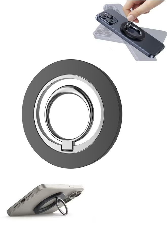 Magnetic Phone Ring Holder for MagSafe, Strong Magnet Phone Grip Stand Holder Anti-Scratch Adjustable Kickstand for iPhone 15 14 13 12, Pro, Pro Max, Mini, Plus, for Mag Safe Cases - Image 1