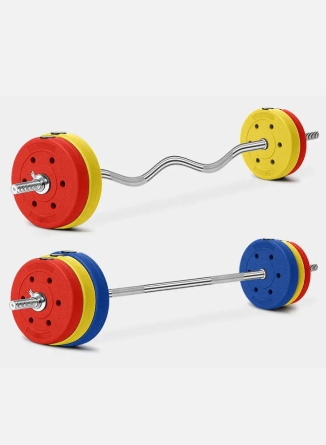 BIG MAX Color Weight Plates,1 in Barbell Plates,Home Gym Bumper Plates,Suitable for Weightlifting and Fitness Training-2 Pieces (Size : 10kg/22lbs2) - Image 3