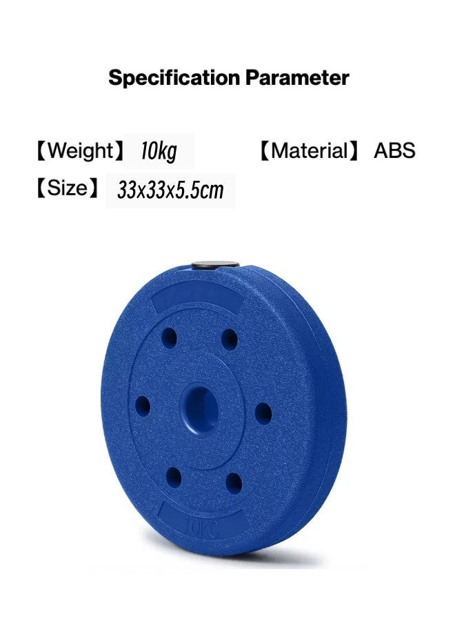 BIG MAX Color Weight Plates,1 in Barbell Plates,Home Gym Bumper Plates,Suitable for Weightlifting and Fitness Training-2 Pieces (Size : 10kg/22lbs2) - Image 5