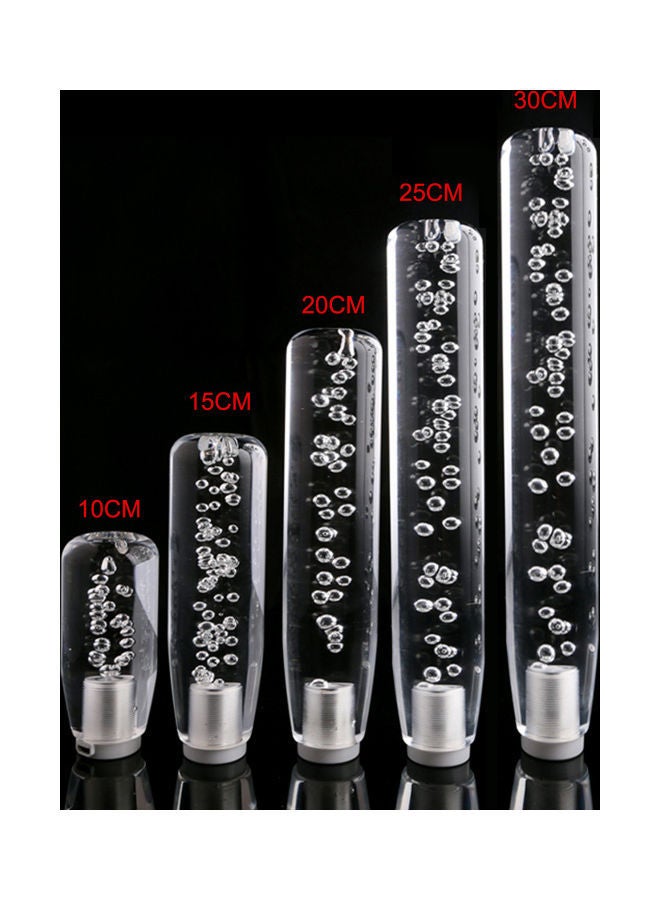 نيبمينينت مقبض ناقل حركة شفاف مزود بفقاعات كريستالية وإضاءة LED متعددة الألوان RGB - Image 4