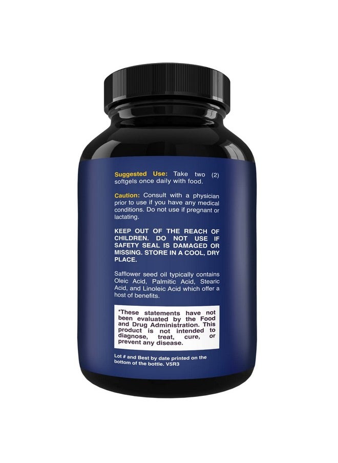 Natures Craft - Conjugated Linoleic Acid Cla Supplement Cla Safflower Oil Lean Muscle Mass Pre Workout Supplement For Men And Women For Natural Muscle Builder 1560Mg Cla Supplements With Essential Fatty Acids - Image 1