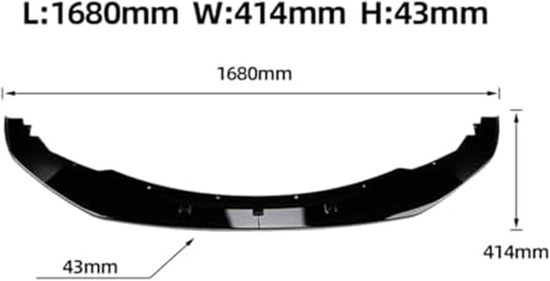 Wivplex Front Bumper Spoiler Lip for BMW 1 Series - Image 4