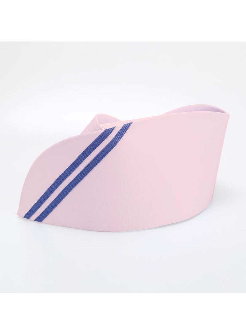 KUYING Thickened Nurse's Tailcoat Hat With Three Buckles And Adjustable Medical Work Cap