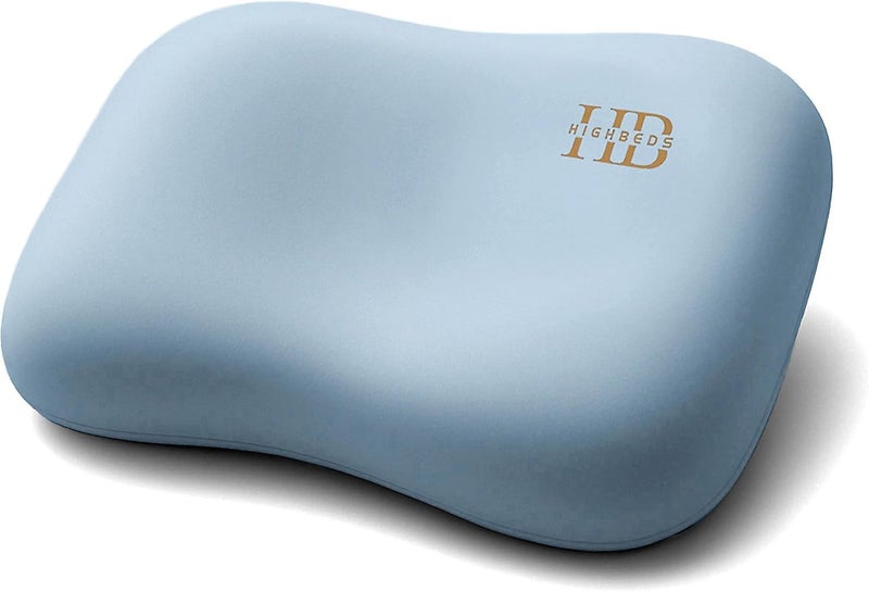 HighBeds Cervical Neck Pillow for Memory Foam â€“ Soft Ergonomic Side Sleeper Pillow for Neck Pain Relief, Ice Silk Zipperless Pillowcase, Eco-Friendly and Durable Material - Image 1