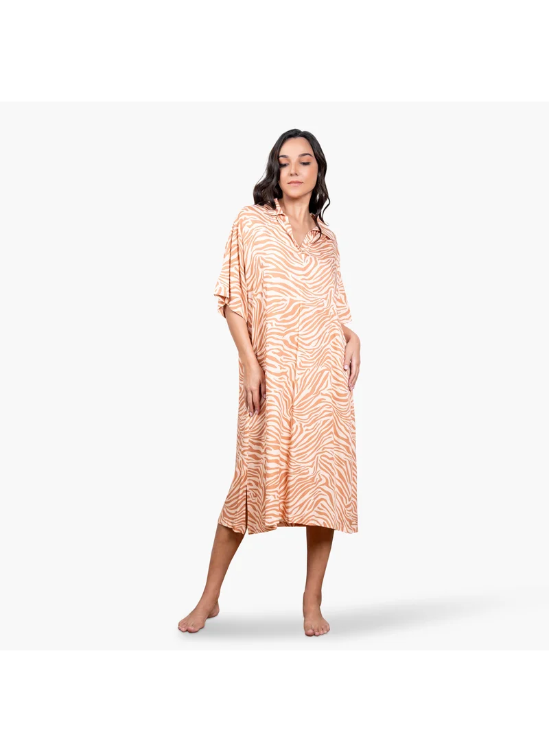 أدريا Aadaraya All-Over Print Sleepshirt