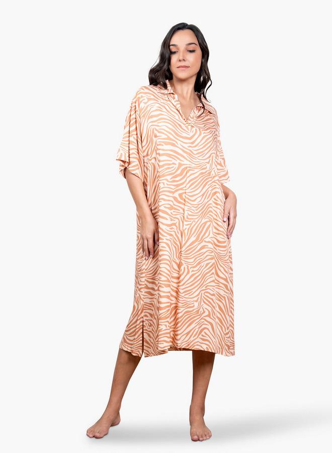Aadaraya All-Over Print Sleepshirt - Image 1