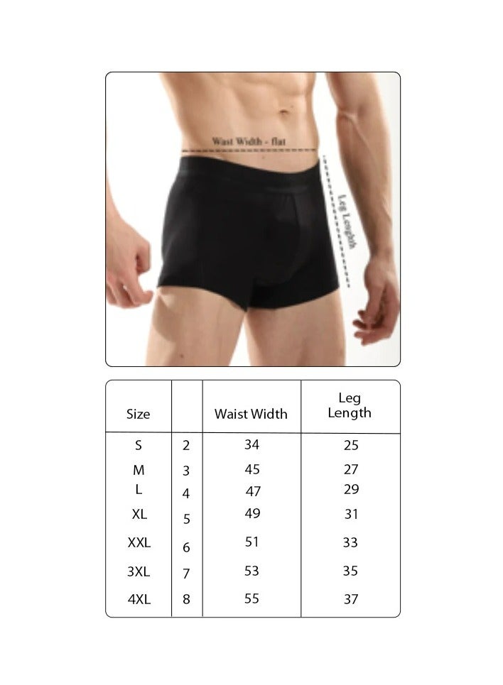 COTTONIL Mercerise Printed Navy Blue Boxer Underwear For Men  - Image 5