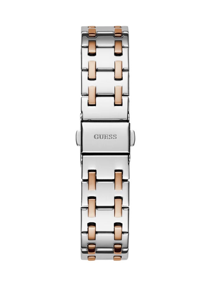 Guess Women’s Watch | Two-Tone Stainless Steel with White Dial – Recycled Steel Case - Image 4
