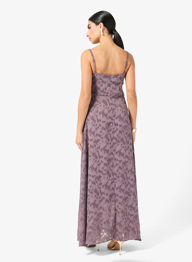 ايلا فستان بحمالات مع تفاصيل كورسيه - Image 2