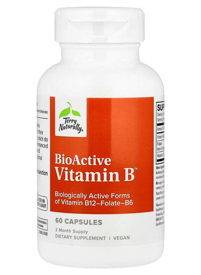 Terry Naturally BioActive Vitamin B™ 60 Capsules