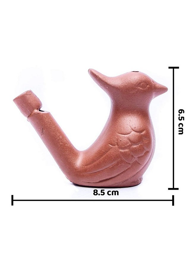 Generic - Generic Clay Bird Water Whistle, Multicolour, Set of 2 - Image 1