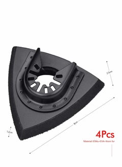 Y&D 4Pcs Sanding Pads 80 mm for Attaching Pads, Multi-Tool Blades Oscillating Multi Tool Accessories Compatible with Worx Mikita Dewalt Power  - Image 2