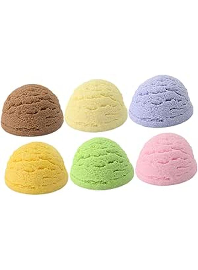 6 Realistic Simulation Ice Cream Balls for Home Shop Decoration Photography Education - Image 1