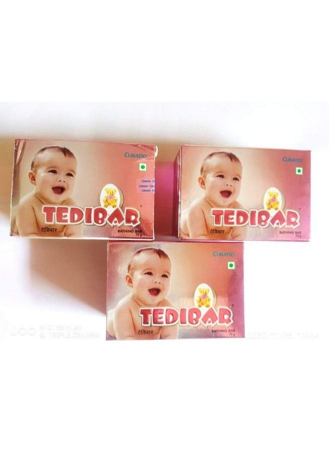 CURATIO - Tedibar Soap 75 G Pack Of 3 - Image 1
