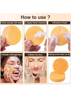 Eelhope Facial Sponges, Cleansing Pads for Dark Spots, Mini Travel Essentials Compressed Facial Sponges, Exfoliating Pads Face Sponges for Cleansing, Skincare Tools  - Image 3