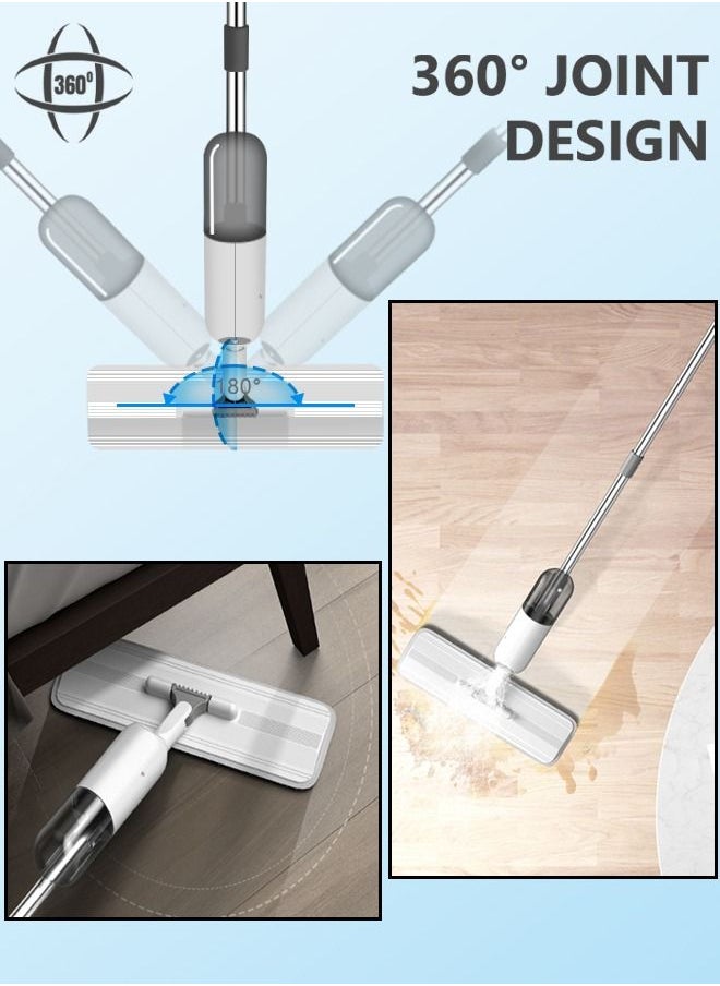 Spray Mop with 2 Washable Microfiber Pads-Cleaning Mop with 350ML Refillable Water Tank-Ceramic Floor Mop for Home Kitchen - pzsku/ZDA01FFFD65F8B6771364Z/45/_/1685930554/655cc32e-ee33-4232-bcdc-8b040691f3fa