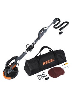 KSEIBI Drywall Sander 750W with Sanding sheets (6x), Variable Speed Dual-Head Drywall Sander with 4m Dust Hose, Wall Sander Speed 1000-2100 /min, Floor, Wall, and Ceiling Sander Tools.  - Image 1