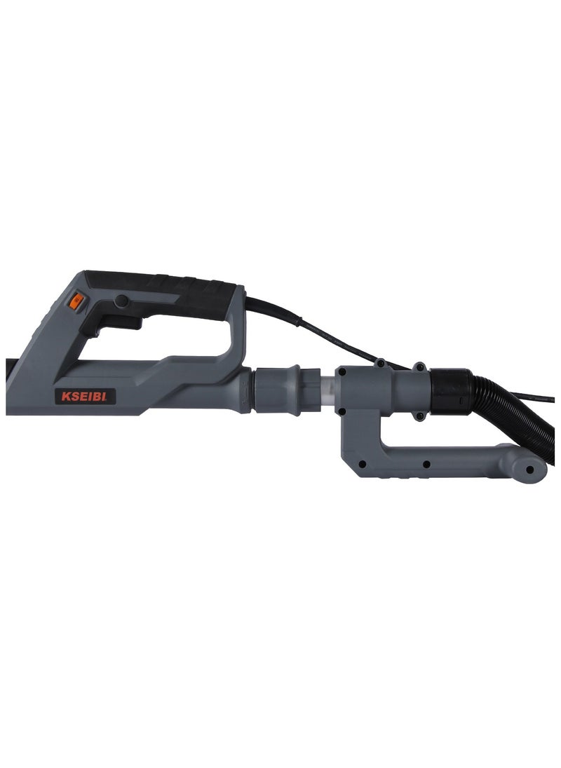 KSEIBI - Drywall Sander 750W with Sanding sheets (6x), Variable Speed Dual-Head Drywall Sander with 4m Dust Hose, Wall Sander Speed 1000-2100 /min, Floor, Wall, and Ceiling Sander Tools. - Image 1