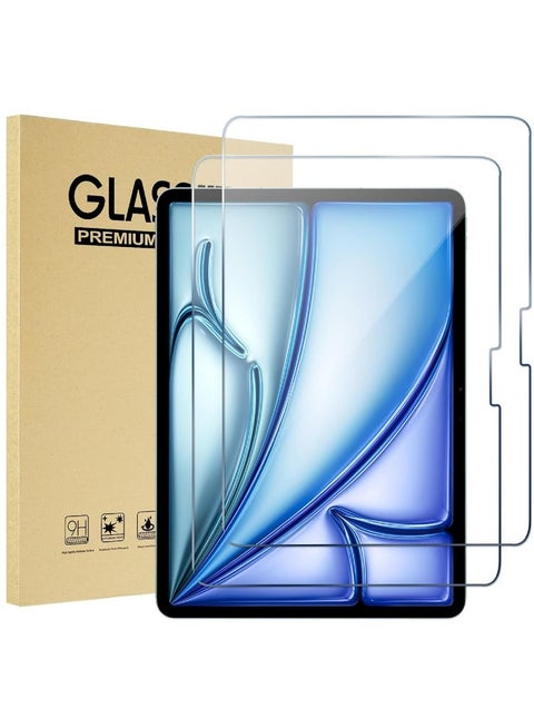 2 Pcs Screen Protector for iPad Air 6th 11 inch M2 2024 Tempered Glass Film Guard for iPad Air 11inch 6th M2 2024 / Air 11-Inch M3 (2025)