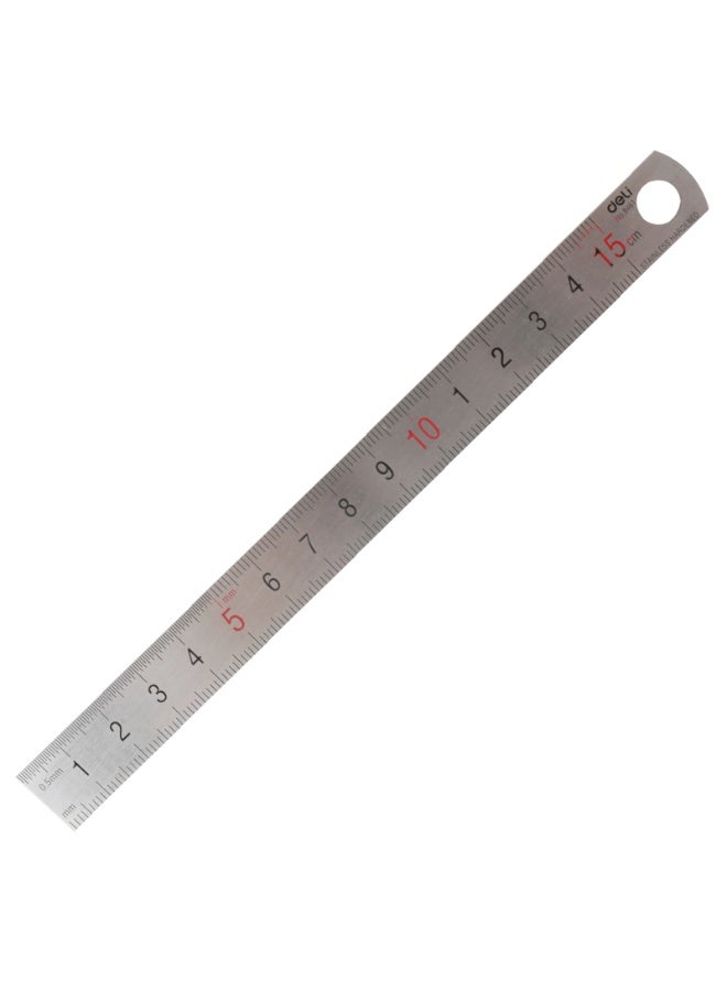 Deli 8461 Steel Ruler 15cm – Precision Markings, Durable Stainless Steel, Matte Finish for Anti-Glare Use - Image 3