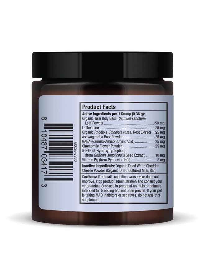 Dr. Mercola Bark & Whiskers Stress Support for Dogs & Cats, 1.29 Oz. (36.8 g), 5 Adaptogenic Herbs, Promotes Calmness, Veterinarian Formulated, Non-GMO, Dr. Mercola - Image 3