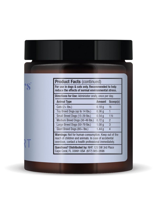 Dr. Mercola Bark & Whiskers Stress Support for Dogs & Cats, 1.29 Oz. (36.8 g), 5 Adaptogenic Herbs, Promotes Calmness, Veterinarian Formulated, Non-GMO, Dr. Mercola - Image 4