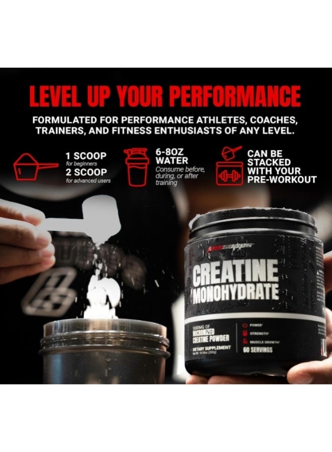 ProSupps Creatine Monohydrate Powder - 300G - Pure Strength & Muscle Volumizing Supplement - Unflavored Fast-Absorbing Formula For Athletes - Image 3