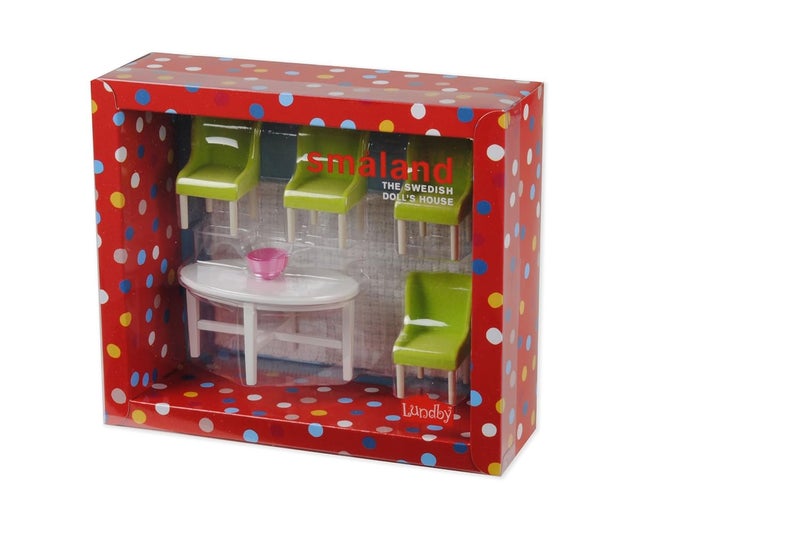 Lundby Smaland Dining Room Set White - Image 2