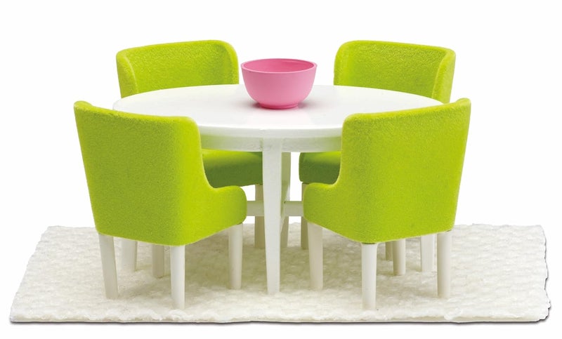 Lundby Smaland Dining Room Set White - Image 1