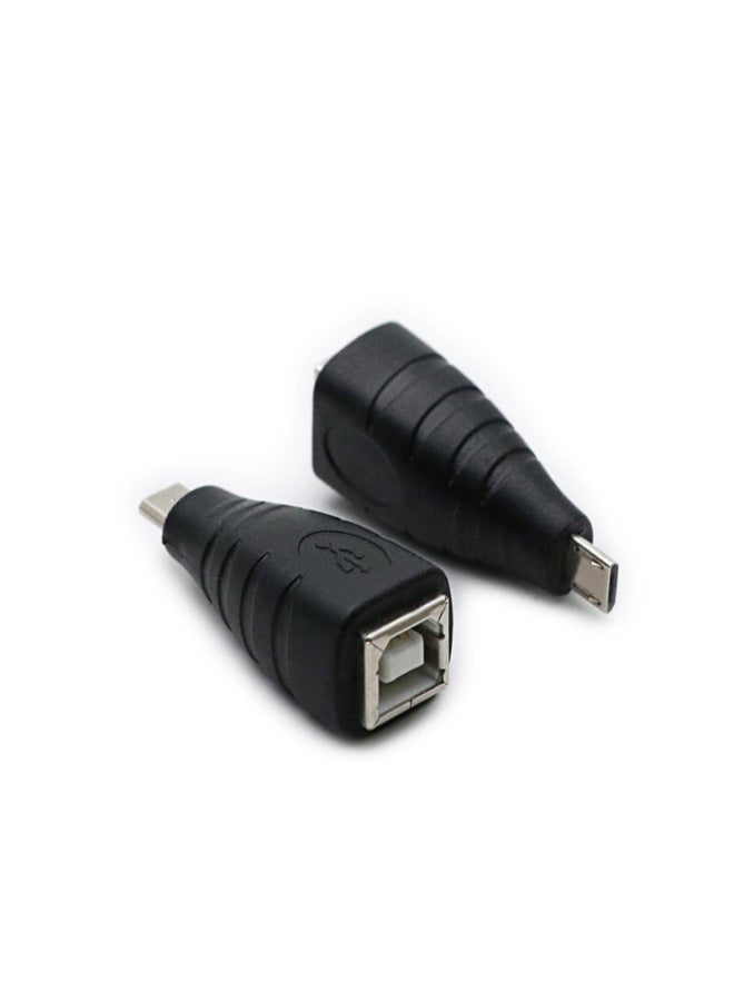 Micro5P USB To USB B Female Printer Interface MicroUSB Revolution Scanner Square Port Adapter-Color:micro5P Revolution USB B Female  - Image 2