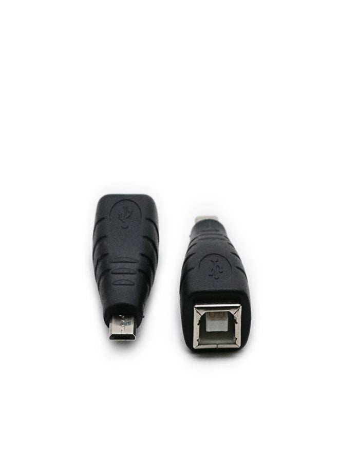 Micro5P USB To USB B Female Printer Interface MicroUSB Revolution Scanner Square Port Adapter-Color:micro5P Revolution USB B Female  - Image 4