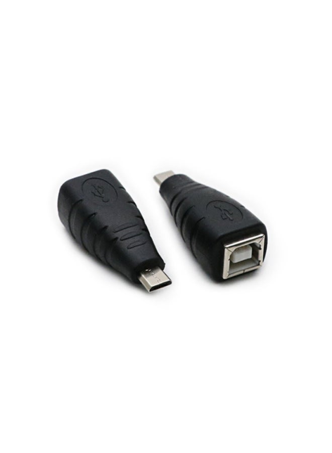 Micro5P USB To USB B Female Printer Interface MicroUSB Revolution Scanner Square Port Adapter-Color:micro5P Revolution USB B Female  - Image 1