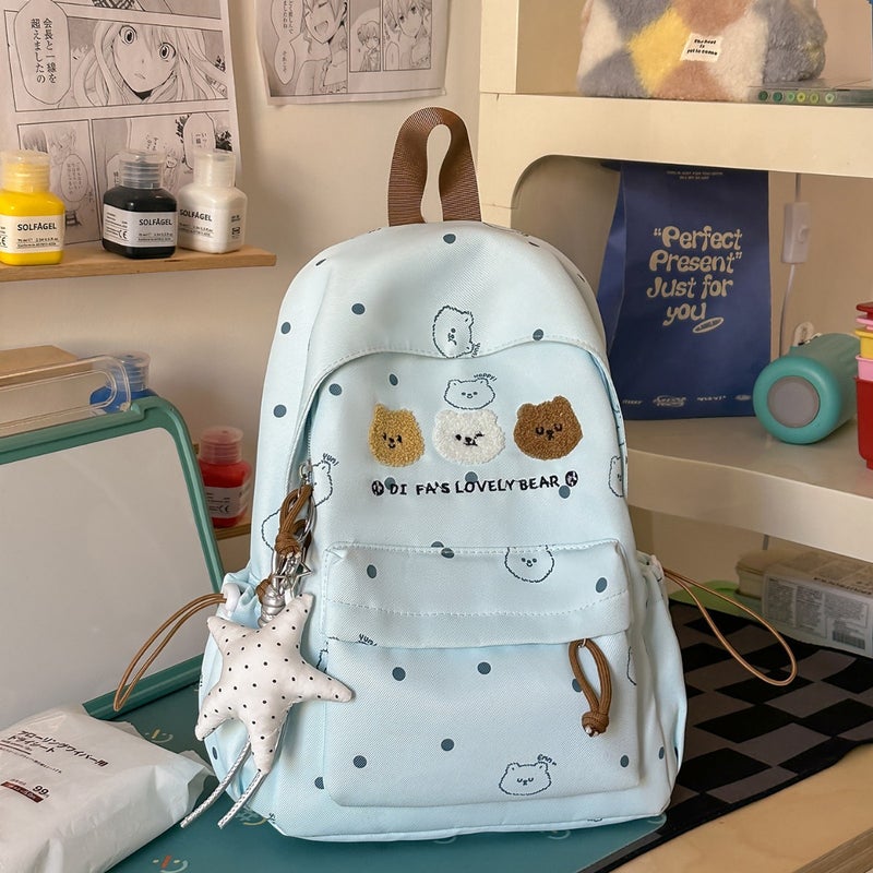 Cute Bear Student Backpack - Image 3