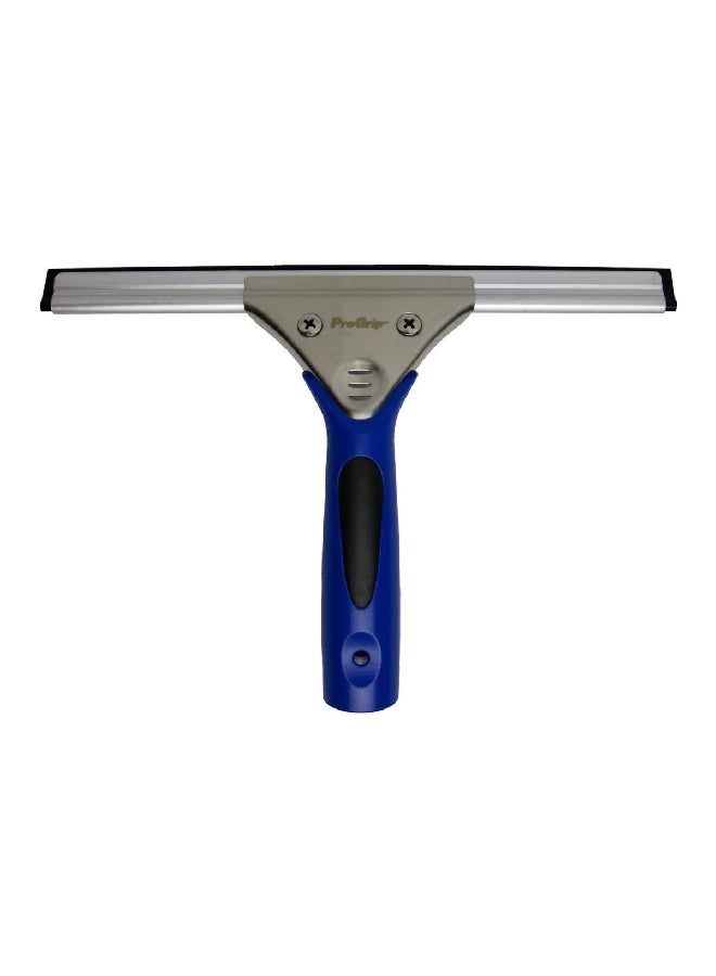 Progrip Rubber Blade High Performance Window Squeegee Blue and Silver 34.29 x 3.81 x 20.96 cm 60010