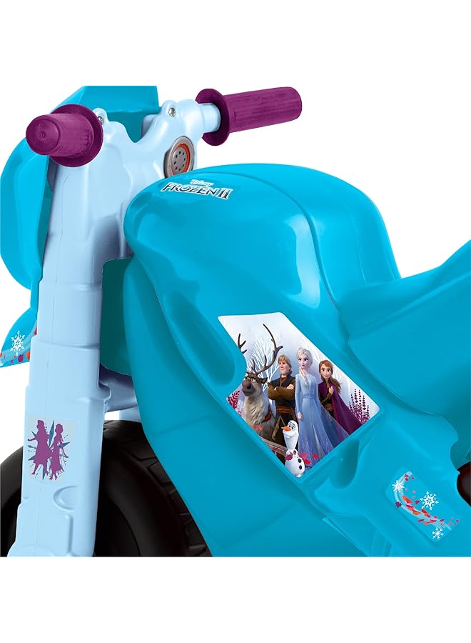 فيبر دراجة C20 Rideon Moto Frozen 2 زرقاء كبيرة - Image 4