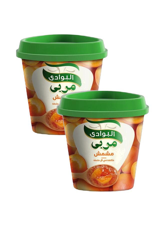 AL BAWADI Apricot jam 190 grams (Pack of 2) - Image 1