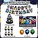 Fuyhiuous 42Packs Among Game Party Supplies Pack IncludesBannerCake TopperBlackdropBalloons for Among Birthday Party Decoration - Image 4