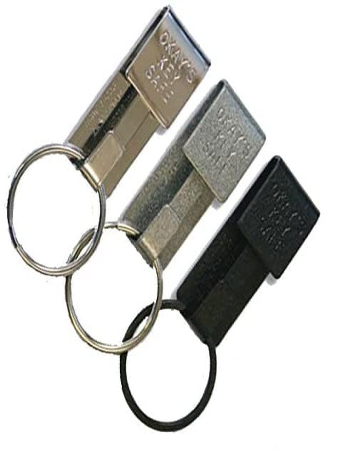 Okay's Key Safe Variety Pack. 1 Each Nickel, Black and Silver finishes. (3 Pack) - Image 1