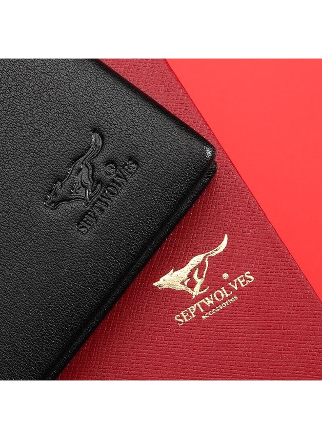 Septwolves Genuine Leather Wallet For Men, Card Holder, Clutch, Leather Case, Birthday Gift For Boyfriend, Husband, Father, Or Any Man - Image 4