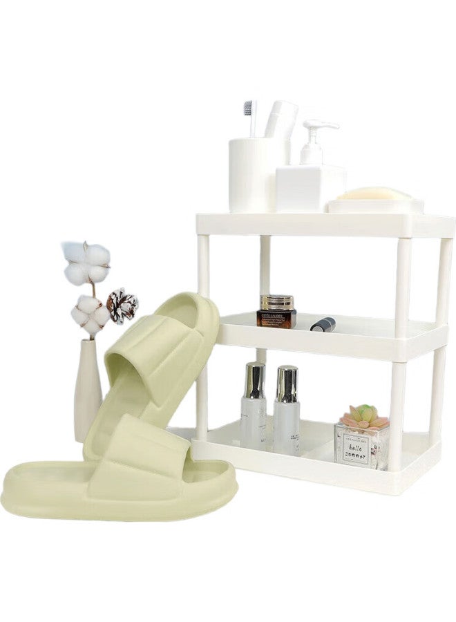 Grace Elegant And Thickened Slippers In Macaron Color For Men And Women, Simple And Fresh Home Slippers, Light Brown, Size 44-45 - Image 3