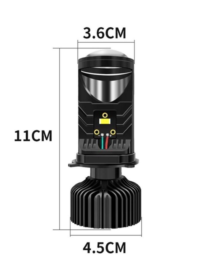 LED Car Headlight Kit T9-H4 8000 LM 6000K Brightness 200% - Image 2