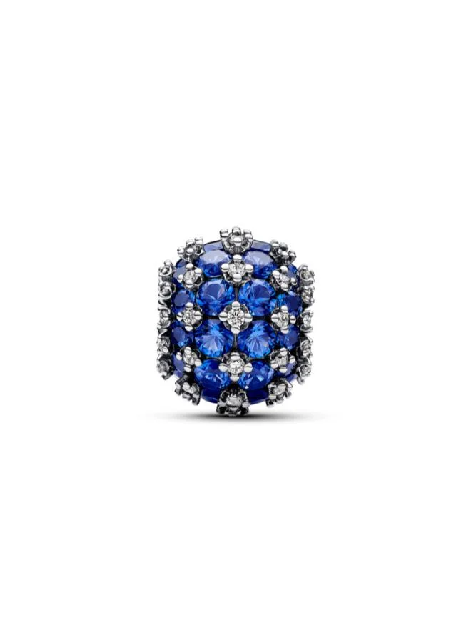 PANDORA  Sparkling Pavé Round Blue Charm for Women | Best Price UAE
