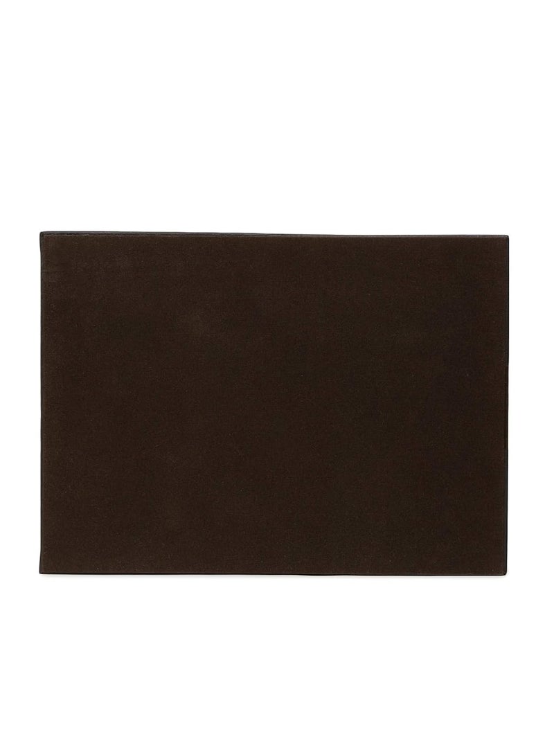 AZYEEA - Leather A4 Office Paper Rectangular Tray Paper Tray | Stackable Letter Trays Jewelry Holder | Jewelry Display Trey for Home Room Desk Organiser Document Tray for Office Table(Brown) - Image 5
