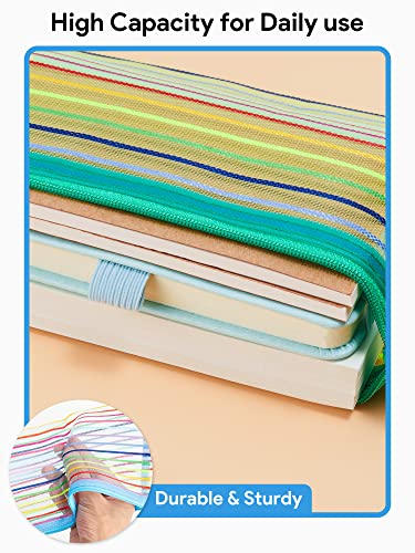 JARLINK 40 Pack 10 Colors Zipper Mesh Pouch, Storage Pencil Pouches, Multipurpose Pencil Pouch Bulk for School and Office Supplies, Cosmetics Travel Accessories, Multicolor - Image 5