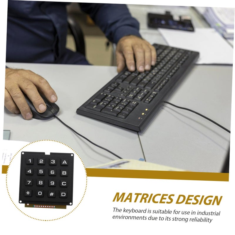 Tactile Membrane Keypad Module 4x4 Array for Microcontroller Industrial Input - Image 4