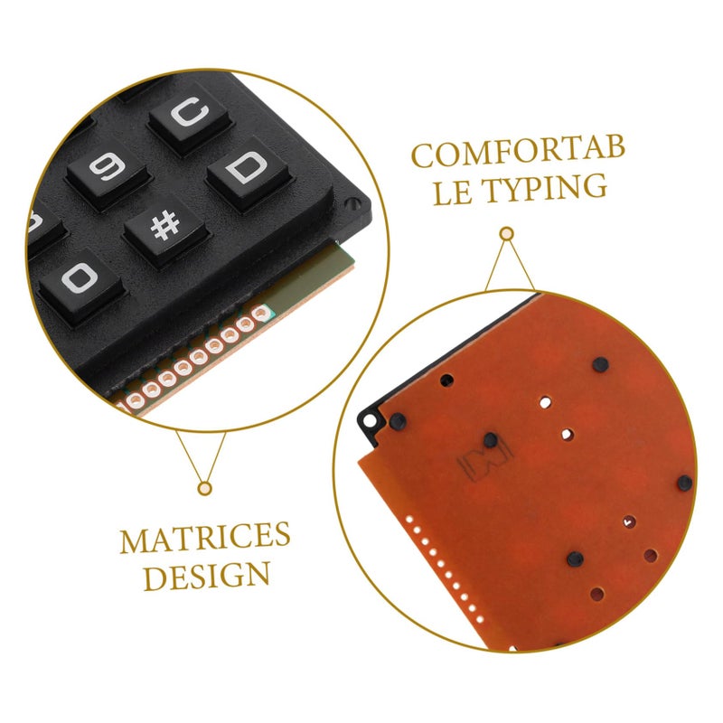 Tactile Membrane Keypad Module 4x4 Array for Microcontroller Industrial Input - Image 3